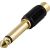 6.3mm mono uros - RCA naaras adapteri