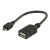 USB 2.0 Naaras - Micro USB B Uros OTG-datakaapeli