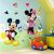 Seinätarra Mickey Mouse & Minnie
