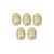 Kynsikoristeet, Rhinestones Hollow 5 kpl