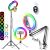 Fittingood 26 cm RGB-rengasvalo jalustalla