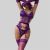 ELLOLACE violetti pitsinen alusasusetti