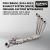 SCORPIOVIC Etuputki Honda CBR650F CBR650 CB650F