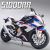 1:12 S1000RR Kawazaki NINJA H2R -malli