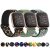 Joustava nailonranneke Fitbit Versa- ja Sense-malleille