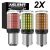 LED-polttimot 1156, T20 ja T25, 2 kpl