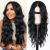 Wigundle HAIR musta peruukki, 26 tuumaa