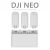 DJI Neo -akku ja latauskeskitin