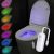 USB-ladattava RGB-WC-yövalo liiketunnistimella