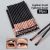 Eyeliner- ja kulmakarvasiveltimet, 6–30 kpl
