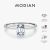 MODIAN 0,80 ct VVS1-moissaniittisormus 925
