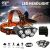 KDULIT 5 LED USB-ladattava otsalamppu