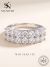 Moissaniittisormus 925-hopeaa, 1,4 ct