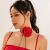 Kukkakoru kaulakoruna tai korvakoruina