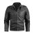 Miesten musta biker-tyylinen takki