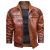 Miesten retrotyylinen cafe racer -takki