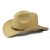 Villahuopainen cowboyhattu