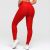 Naisten scrunch-leggingsit ilman taskua