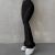 Naisten korkeavyötäröiset bootcut-ribbileggingsit