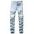 Miesten slim fit -farkut, revitty suora lahje