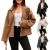 Naisten lyhyt slim fit -nappitakki