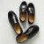Mustat klassiset slip-on-kengät