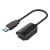 V219A 7.1-kanavainen USB-äänikortti, musta