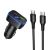 hoco Z63B Barry 48 W autolaturi, USB-C-kaapeli