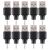 10 kpl DC–USB 2.0 -urosliittimiä