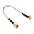 15 cm SMA-uros–MCX-uros RG316-kulmakaapeli