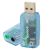USB DSP 5.1 -ulkoinen äänikortti, sininen