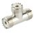 Hopeanvärinen UHF-naaras–2 × UHF-naaras -adapteri