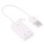 7.1-kanavainen USB 2.0 -äänisovitin, valkoinen
