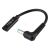 DP 5,5 × 1,7 mm USB-C-naarasvirtasovitin