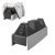 iplay HBP-260 PS5-ohjainten latausteline, musta