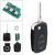 Audi 3-nappinen kaukolukitusavain 4D0837231A