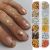 Kynsikoristeet, 12 Color Gold Foils Flakes