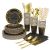 Juhlasetti Black And Gold 10-henk