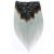 Clip-On Hiuspidennykset Ombre 50cm 50g, #1B / hopean harmaa