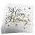 Happy Birthday lautasliinat 20kpl - valkoinen-kulta