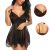 Gogo Silk Lace Babydoll asu