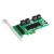 8-porttinen SATA-ohjain PCIe-väylään
