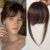 Clip-in otsatukka, Blunt Bangs-Brown