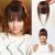 Clip-in otsatukka, Blunt Bangs- Chocolate Brown