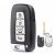Hyundai avaimenkuori 4-nappia 2011+ Keyless Go