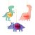 Ripustettava Dinosaur-koriste 3kpl